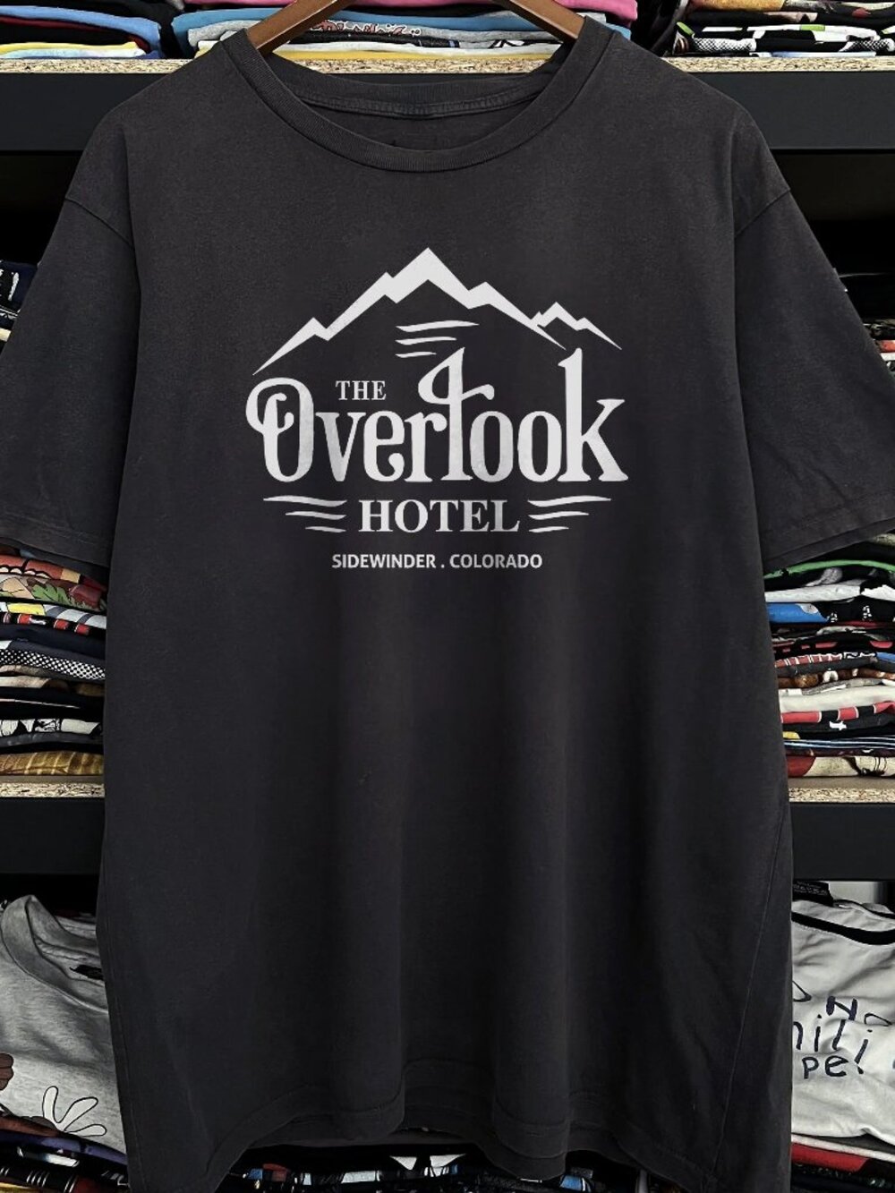 The Overlook Hotel Washed Black Tee - Picture 1 of 5